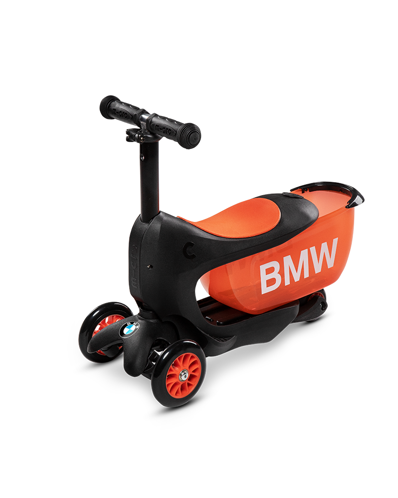 BMW Kids Scooter Black/Orange - micro 