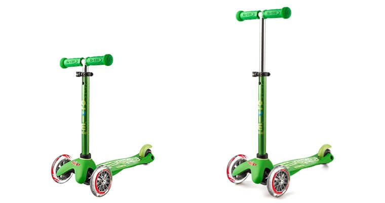 Der klassische Kids Scooter noch kompakter 